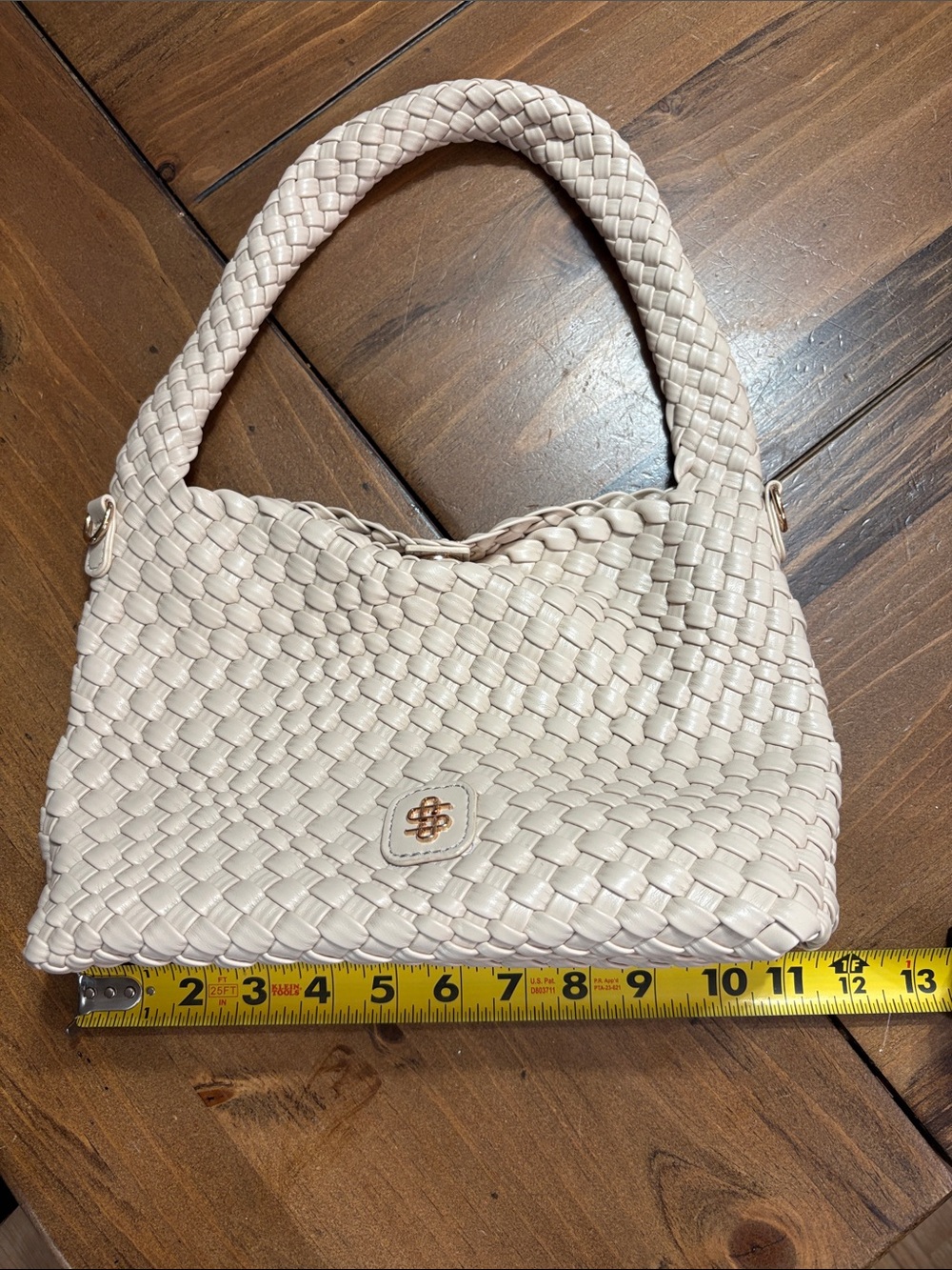 Simply Southern BNWOT Woven Shoulder Bag in Pale Beige